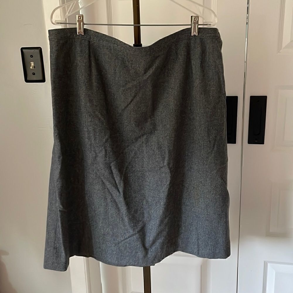 Vintage Pendleton wool gray skirt plus size 36‎